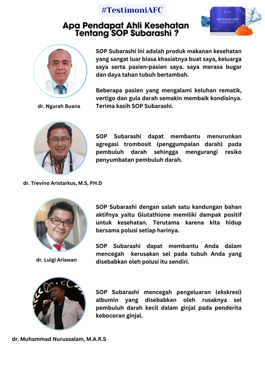 SOP Subarashi menurut dokter