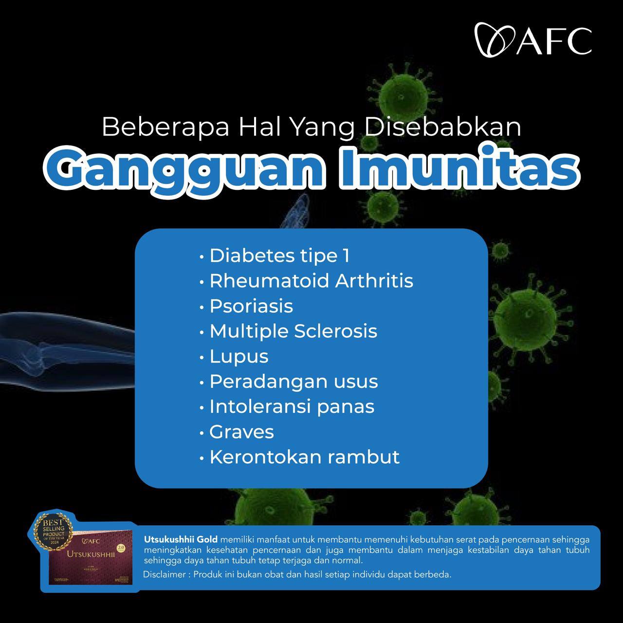 Utsukushhii untuk daya tahan tubuh 1