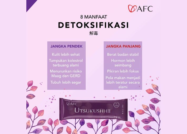 Utsukushhii untuk Detoksifikasi | 081243635619