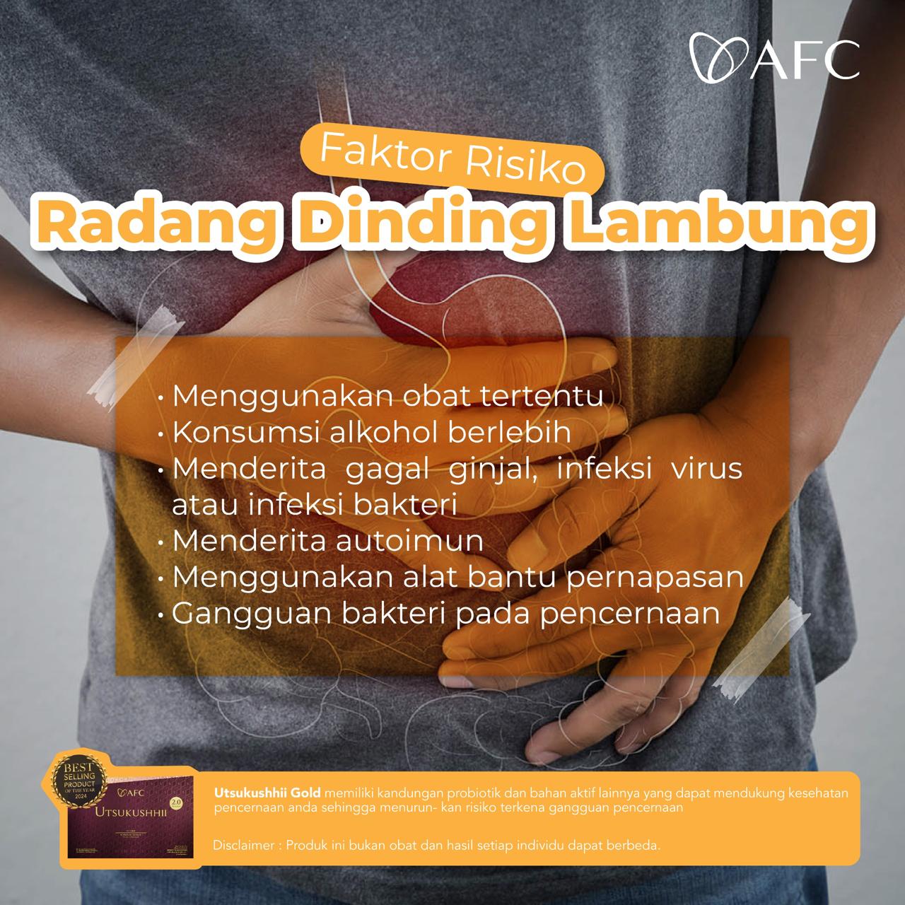 Penyebab Radang Dinding Lambung [ Faktor Resiko ]